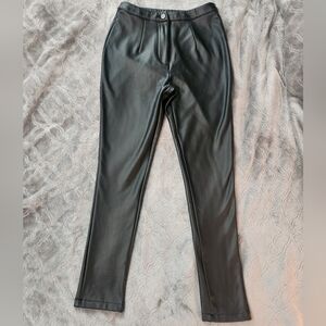 Fashion Nova Black Faux Leather Pants